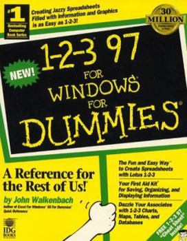 Paperback 1-2-3 for Windows 97 for Dummies Book