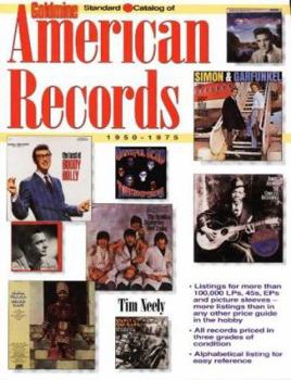 Paperback Goldmine Standard Catalog of American Records 1950-1975 Book