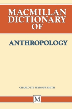 Paperback Palgrave Dictionary of Anthropology Book