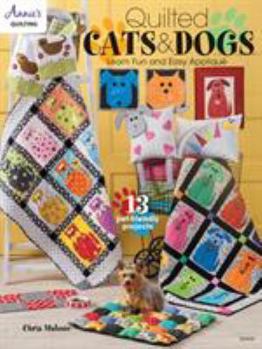 Paperback Quilted Cats & Dogs Book