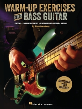 Paperback Warm-Up Exercises for Bass Guitar Book