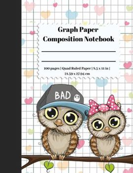 Paperback Graph Paper Composition Notebook: 5 Squares Per Inch / Graph Paper Quad Rule 5x5 / 8.5 x 11 / Bound Comp Notebook Book