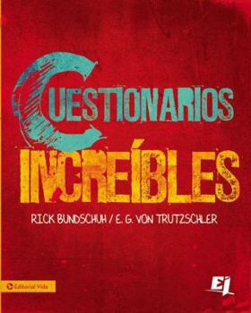 Paperback Cuestionarios Increibles: Para el Ministerio Juvenil Sano [Spanish] Book