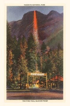 Paperback The Vintage Journal Fire Fall, Glacier Point, Yosemite, California Book