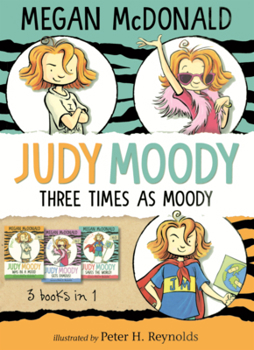 Library Binding Judy Moody: Three Times as Moody Book