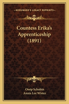 Paperback Countess Erika's Apprenticeship (1891) Book