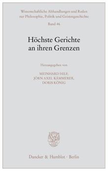 Paperback Hochste Gerichte an Ihren Grenzen [German] Book