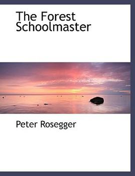 Paperback The Forest Schoolmaster [Large Print] Book