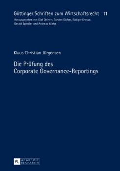 Hardcover Die Pruefung des Corporate Governance-Reportings [German] Book