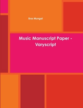 Paperback Music Manuscript Paper - Varyscript Book