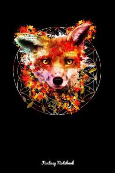 Fantasy Notebook: Watercolor Fox Notebook