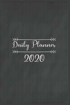 Paperback Daily Planner 2020: daily planner with to do list for organization - daily planner with hourly schedule - daily planner 2020 one page per Book