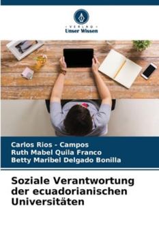Paperback Soziale Verantwortung der ecuadorianischen Universitäten [German] Book