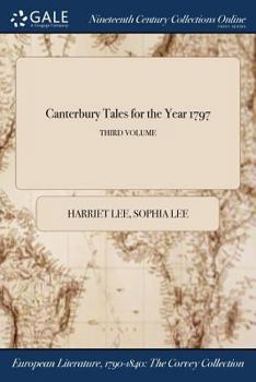 Paperback Canterbury Tales for the Year 1797; THIRD VOLUME Book