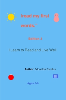 Paperback I read my first words.: Fun and easy words Book