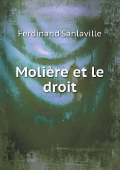 Paperback Moli?re et le droit [French] Book