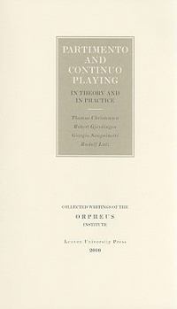 Paperback Partimento and Continuo Playing in Theory and in Practice Book