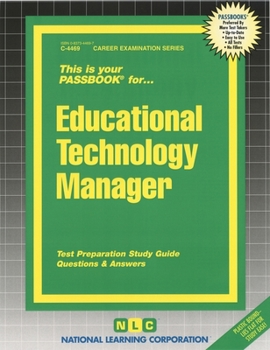 Spiral-bound Educational Technology Manager: Passbooks Study Guide Book