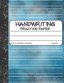 Paperback Handwriting Practice Paper: Dotted Mid-lines Uppercase and Lowercase Writing Sheets Notebook For Kids (Kindergarten To 3rd Grade Students) Book