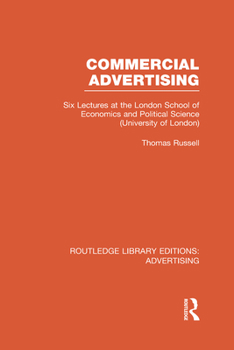 Hardcover Commercial Advertising (Rle Advertising) Book