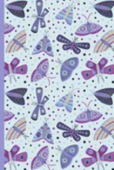 Notes: A Blank Guitar Tab Music Notebook with Moth Pattern Cover Art