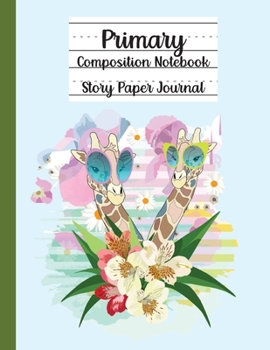 Paperback Primary Composition Notebook, Story Paper Journal Book