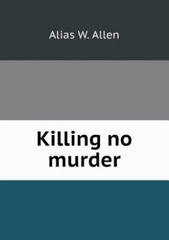 Paperback Killing no murder Book