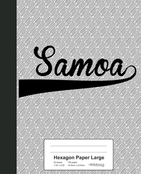 Paperback Hexagon Paper Large: SAMOA Notebook Book