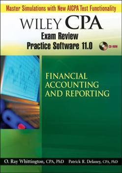 CD-ROM Wiley CPA Examination Review Practice Software 11.0 Far Revised Book