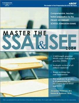 Paperback Master the SSAT/ISEE, 2004/E Book