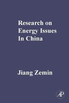 Hardcover Research on Energy Issues in China Book