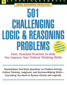 Paperback 501 Challenging Logic & Reasoning Problems Book