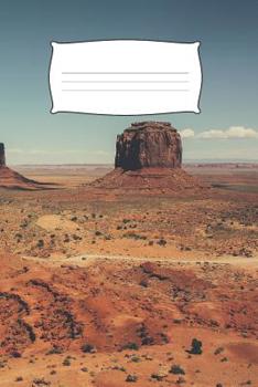 Paperback My Notebook: Monument Valley themed - 100 Pages, Collegeruled linepaper, 6x9 Book