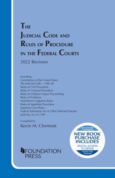 Paperback The Judicial Code and Rules of Procedure in the Federal Courts, 2022 Revision (Selected Statutes) Book