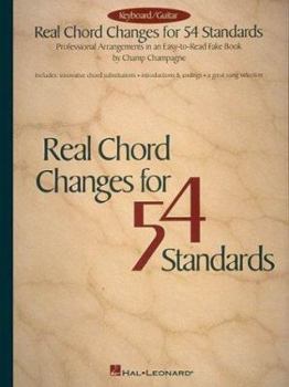 Paperback Real Chord Changes for 54 Standards Book