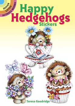 Paperback Happy Hedgehogs Stickers Book