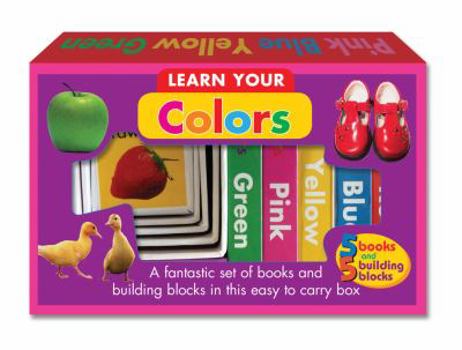 Learn Your Colors: A fantastic set of books and building blocks in this easy to carry box