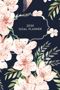 Paperback 2020 Goal Planner: 2020 Dated Goal Planner Focus Weekly Monthly Book