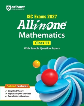 Paperback AIO ISC Mathematics 11th Book