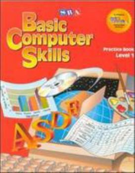 Paperback Basic Computer Skills Level 1 Practice Book