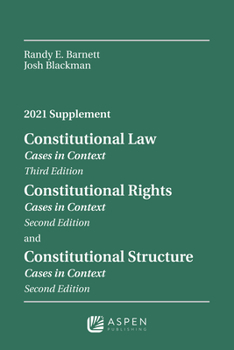 Paperback Constitutional Law: Cases in Context, 2021 Supplement Book