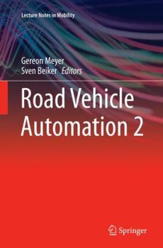 Paperback Road Vehicle Automation 2 Book