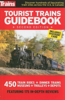 Paperback Tourist Trains Guidebook Book