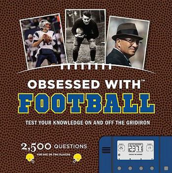 Hardcover Obsessed with Football [With Electronic Game] Book