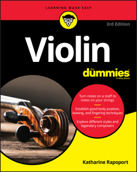 Paperback Violin for Dummies: Book + Online Video and Audio Instruction Book