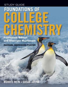 Paperback Student Study Guide to Accompany Foundations of College Chemistry, 14e & Alt 14e Book