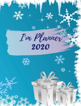 Paperback I'm Planner 2020: 365 Days Daily Weekly & Monthly Personal Appointment at a Glance Calendar Planner Spread Views 12 Months to Do List - Book