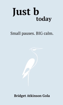 Hardcover Just b today: Small Pauses. BIG Calm. Book