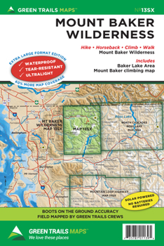 Map Mount Baker Wilderness Climbing, Wa No. 13sx Book