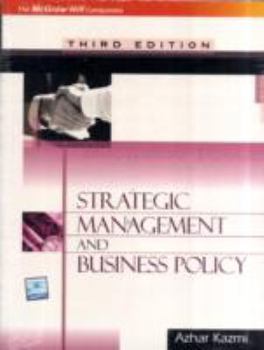 Paperback Strategic Management & Business Policy Book